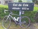 Col de Crie depuis Saint Didier sur Beaujeu : 624m